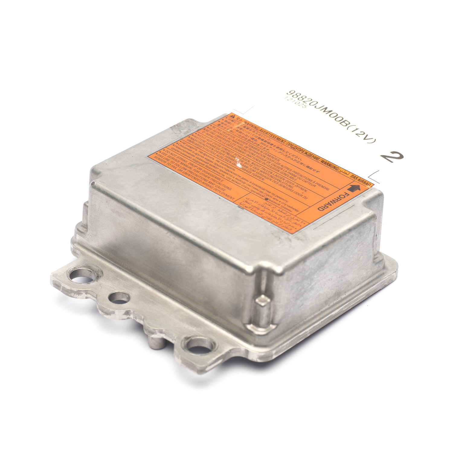 Why do seat belts lock during a crash?